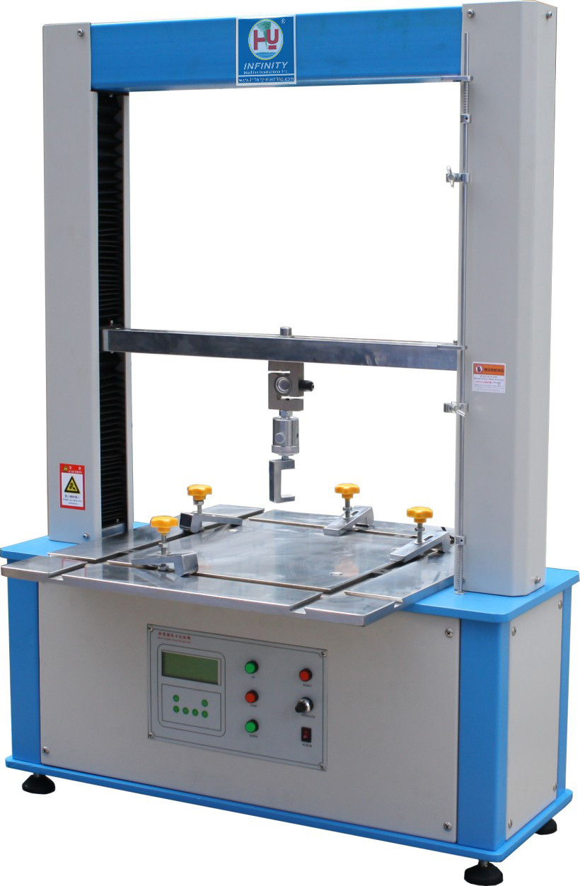 सामग्री के लिए रबर तन्यता परीक्षण मशीन सार्वभौमिक परीक्षण 25 ~ 500 मिमी प्रति मिनट एसी सर्वो मोटर