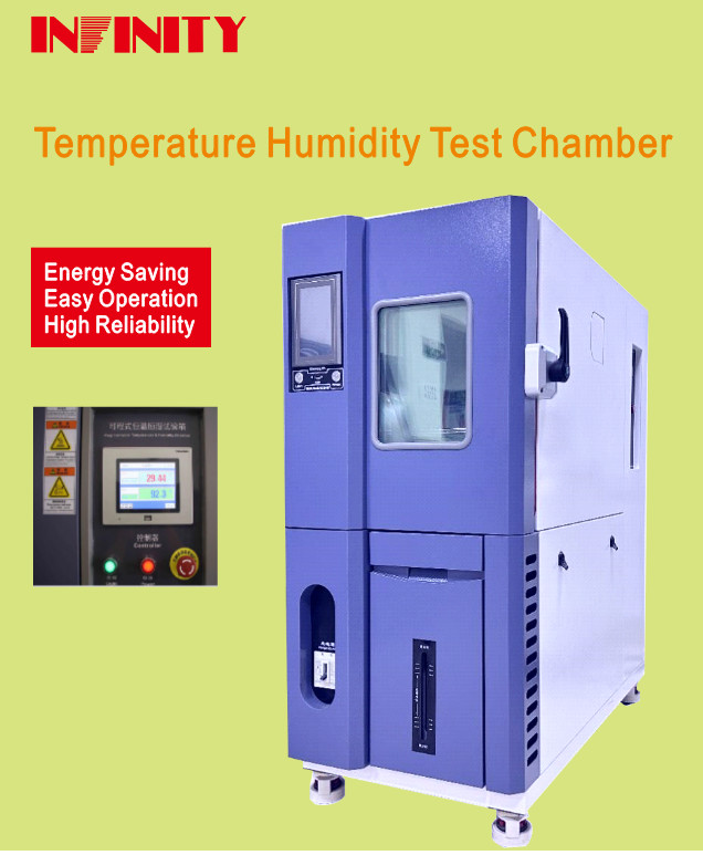निरंतर तापमान आर्द्रता परीक्षण कक्ष तापमान में कमी दर 20C से -40C तक 60 मिनट के भीतर कोई भार नहीं