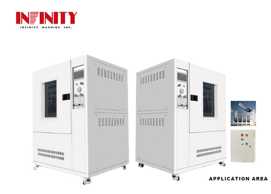 7 Inch Touch Screen Rain Test Chamber PLC Control IPX1~4 वाटरप्रूफ ग्रेड टेस्टिंग