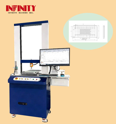 सटीक बल माप के लिए AC220V 5A 50Hz पुश एंड पुल टेस्टिंग मशीन