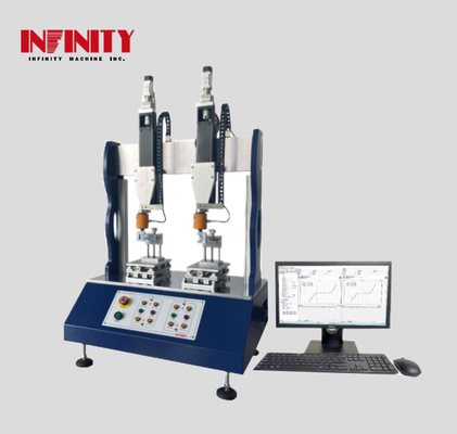 105 किलोग्राम डबल स्टेशन स्विंग फोर्स टेस्टिंग मशीन 0.001 मिमी विस्थापन विघटन डिग्री के साथ