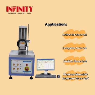 100 मिमी परीक्षण स्ट्रोक और AC220V 5A बिजली की आपूर्ति के साथ सर्वो नियंत्रण स्विच परीक्षक
