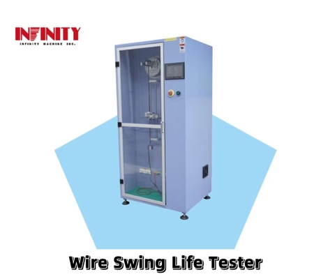जापानी OMRON टच स्क्रीन के साथ पूर्ण स्वचालित परीक्षण तार स्विंग जीवन परीक्षक