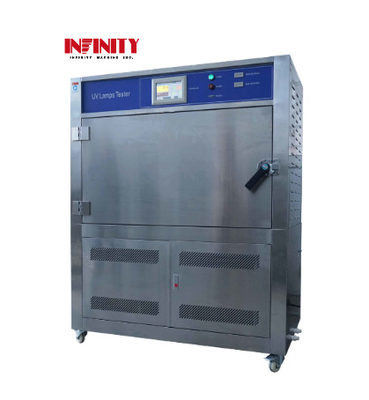 एएसटीएम डी 4329 100L यूवी लैंप त्वरित उम्र बढ़ने परीक्षण मशीन RT+10°C70°C 90%RH98%RH