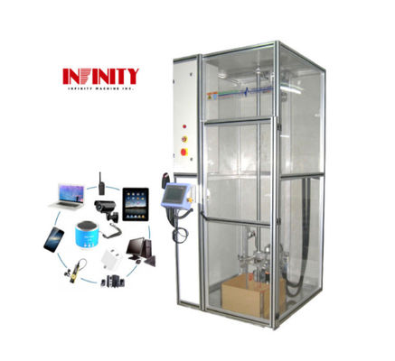 मोबाइल डिवाइस दिशात्मक ड्रॉप परीक्षण मशीन फ्री फॉल ड्रॉप परीक्षक IEC 60068-2-31 IEC 60068-2-32