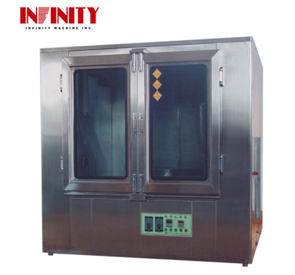 सिमुलेशन वर्षा जलरोधक परीक्षण मशीन जल प्रतिरोध परीक्षण IPX3 IPX4 ¢0.4mm AC220V 50Hz 5A