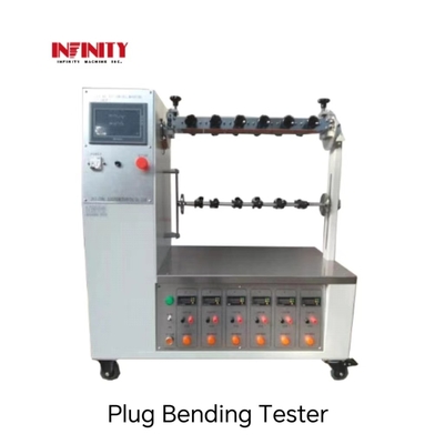 IN-8100A प्लग झुकने परीक्षक 1-180° ±90° समायोज्य वजन 132kg IN-8100A