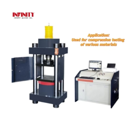 High Precision Testing Force Micro Electro-hydraulic Servo Compression Test Machine
