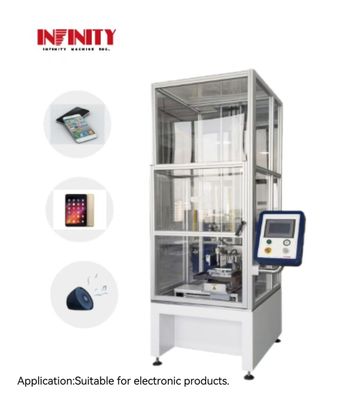 1.5m 2m 3 अक्ष टचपैनल स्क्रीन ग्लास स्वचालित गेंद ड्रॉप प्रभाव परीक्षण मशीन स्वचालित गिरने गेंद प्रभाव परीक्षक