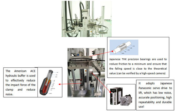 आईईसी 60068-2-31/32 मोबाइल डिवाइस स्मार्टफोन टैबलेट लैपटॉप के लिए दिशात्मक ड्रॉप परीक्षण मशीन