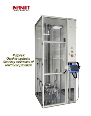 मोबाइल डिवाइस दिशात्मक ड्रॉप परीक्षण मशीन फ्री फॉल ड्रॉप परीक्षक IEC 60068-2-31 IEC 60068-2-32