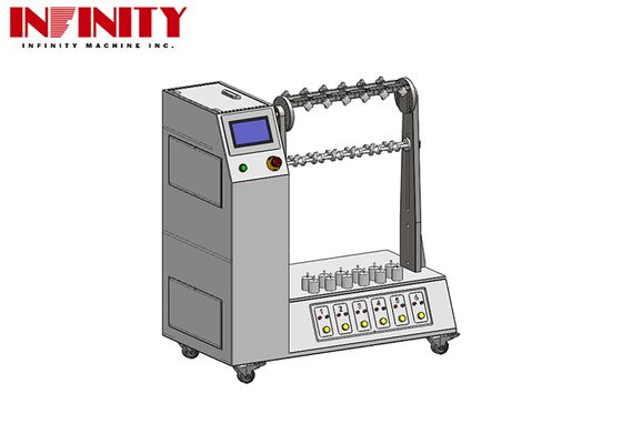 IEC 60884-1:2022 मानक लचीला केबल फ्लेक्सिंग टेस्ट मशीन समायोज्य झुकने कोण के साथ 1 ~ 180 °