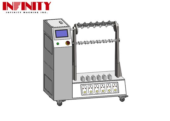 IEC 60884-1:2022 मानक लचीला केबल फ्लेक्सिंग टेस्ट मशीन समायोज्य झुकने कोण के साथ 1 ~ 180 °