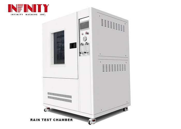 7 Inch Touch Screen Rain Test Chamber PLC Control IPX1~4 वाटरप्रूफ ग्रेड टेस्टिंग