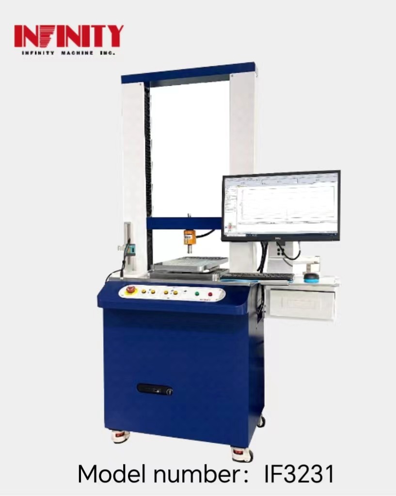AC220V 5A 50Hz परीक्षण गति 0-1000 मिमी/मिनट के लिए पुश एंड पुल परीक्षण मशीन