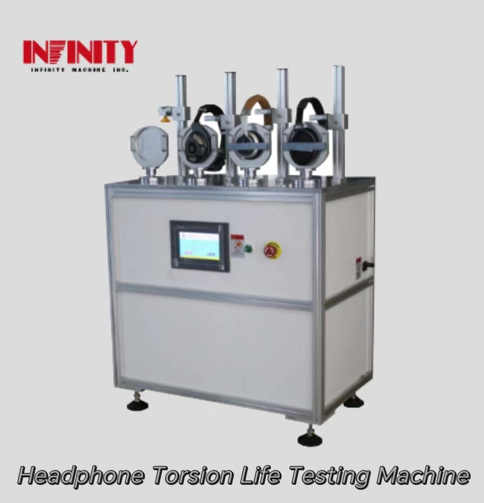 औद्योगिक ग्रेड हेडफोन टॉर्शन लाइफ टेस्टिंग मशीन W850 X D360 X H 1200mm