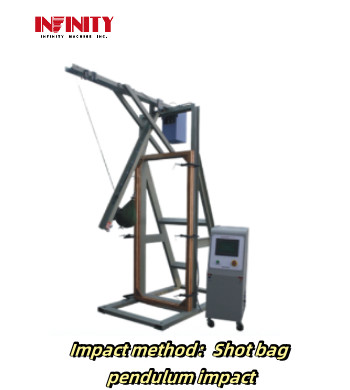 ग्लास शॉट बैग इम्पैक्ट टेस्टर का उपयोग सुरक्षा लेमिनेटेड ग्लास के इम्पैक्ट प्रतिरोध का परीक्षण करने के लिए किया जाता है