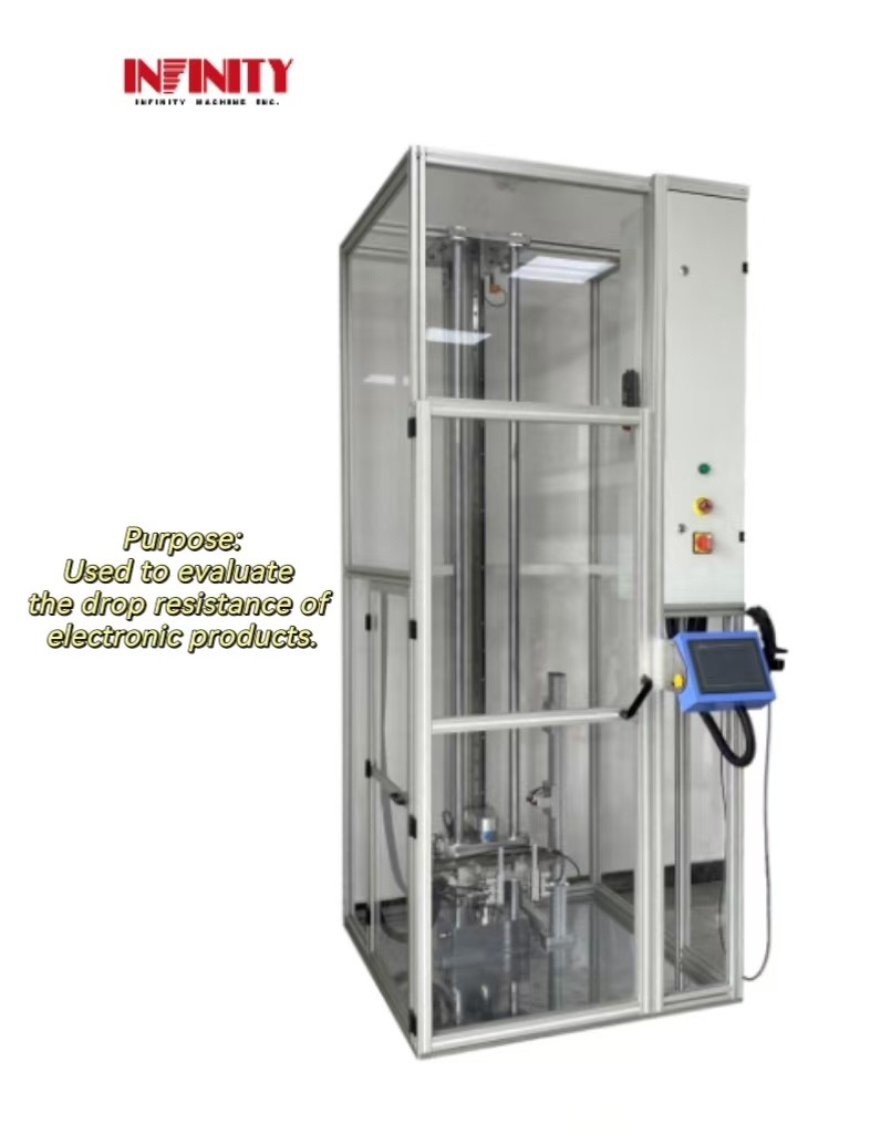 मोबाइल डिवाइस दिशात्मक ड्रॉप परीक्षण मशीन फ्री फॉल ड्रॉप परीक्षक IEC 60068-2-31 IEC 60068-2-32