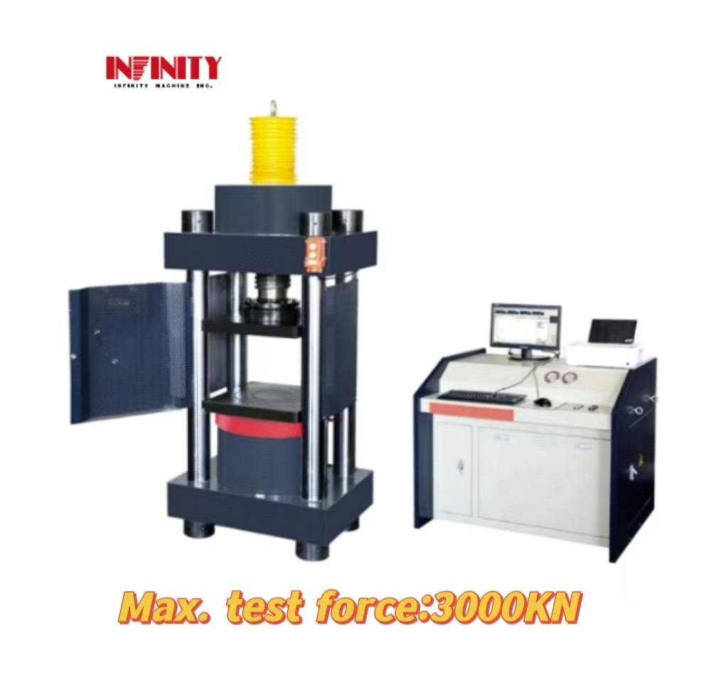 High Precision Testing Force Micro Electro-hydraulic Servo Compression Test Machine